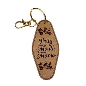 Potty Mouth Momma Novelty Keychain